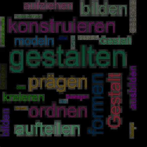 gestalten synonyme|what does gestalten mean.